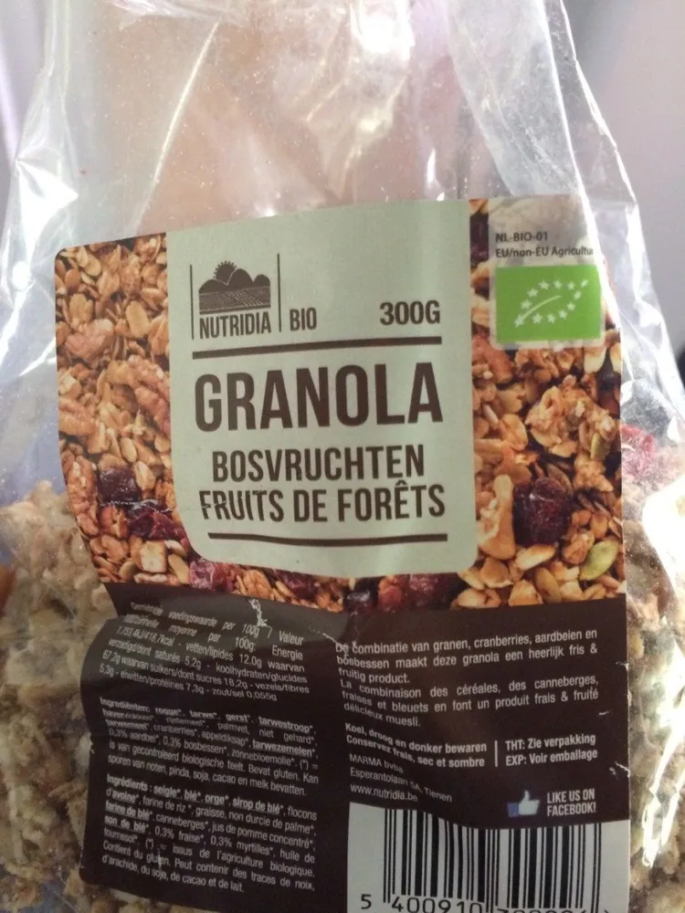 Granola Fruits de forêts