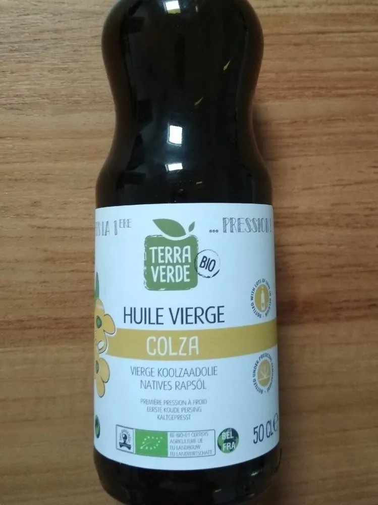 Huile vierge colza bio
