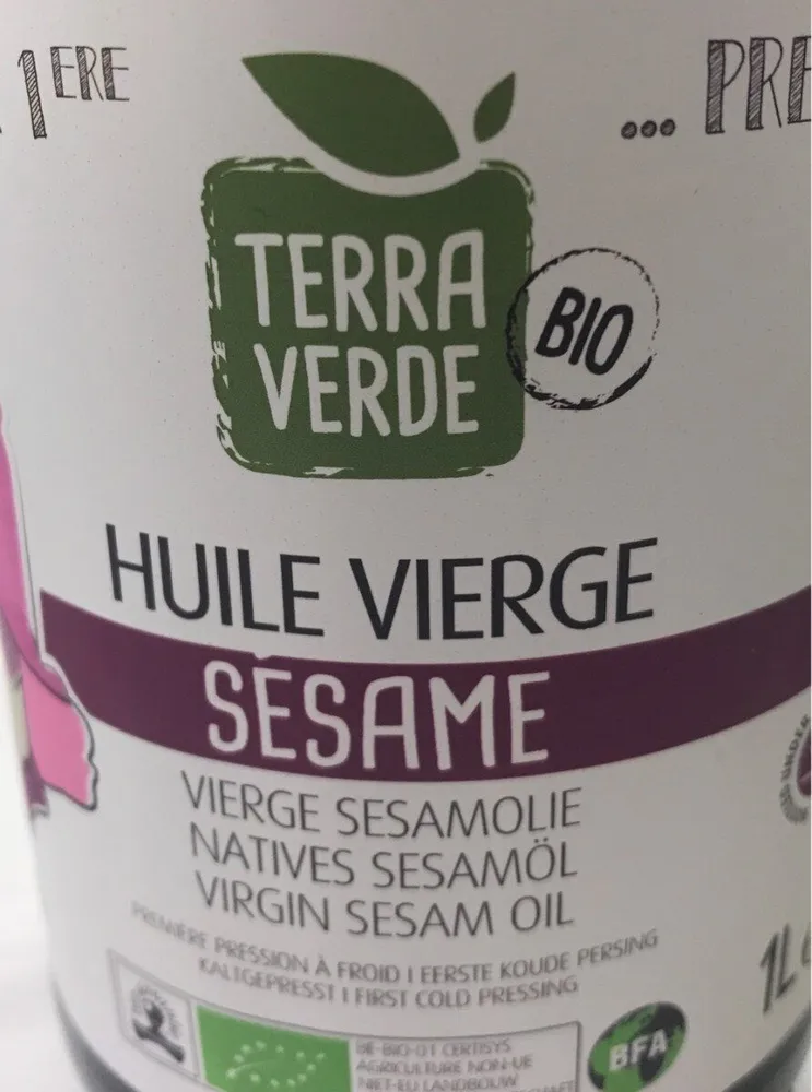 Huile vierge de sesame