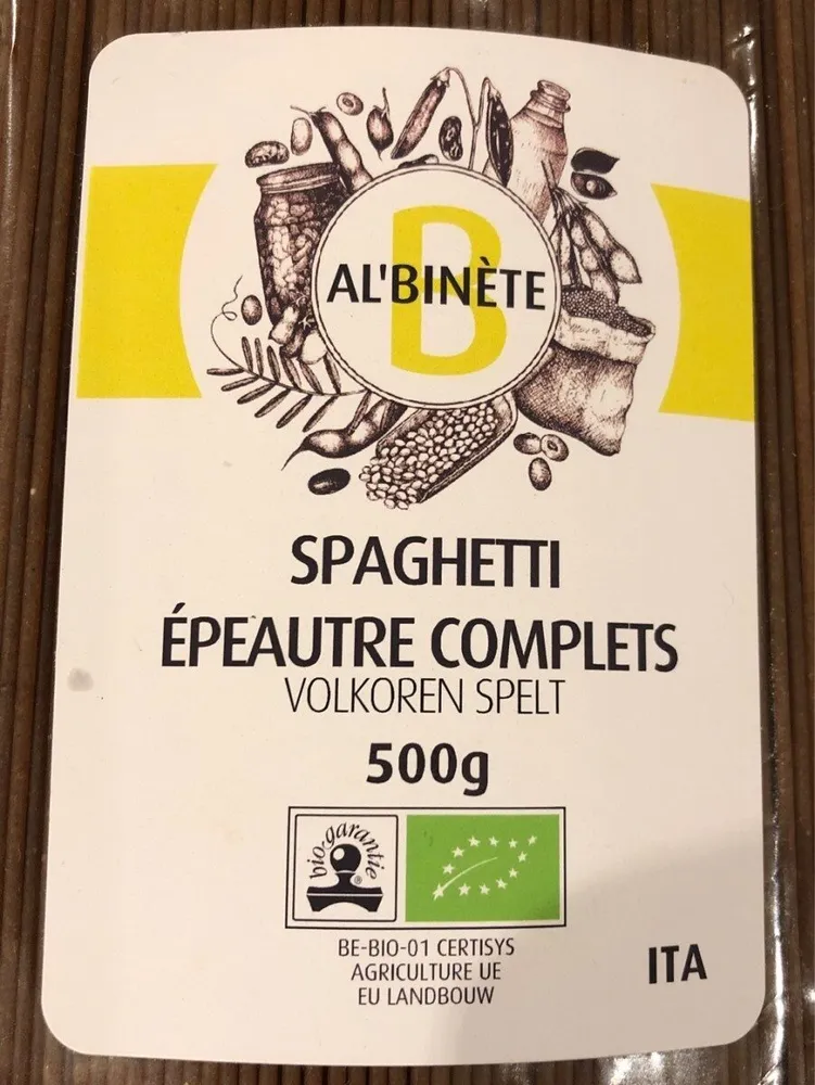 Spaghetti épautre complets