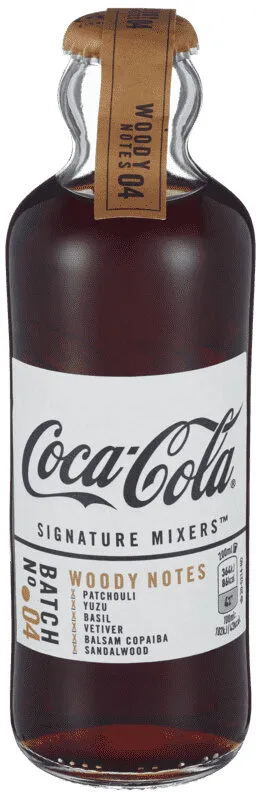 Signature Mixers Woody Glass Bottle