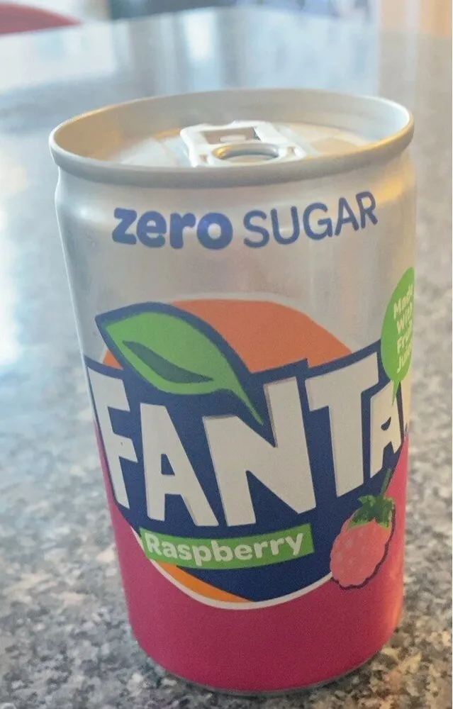 Fanta raspberry zero sugar