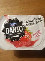 Fromage frais fouetté à la fraise