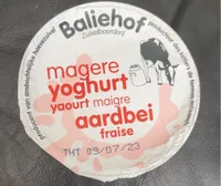 Yaourt maigre fraise