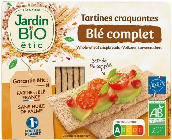 Tartines craquantes Blé complet