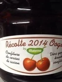 Confiture Cerises MATERNE