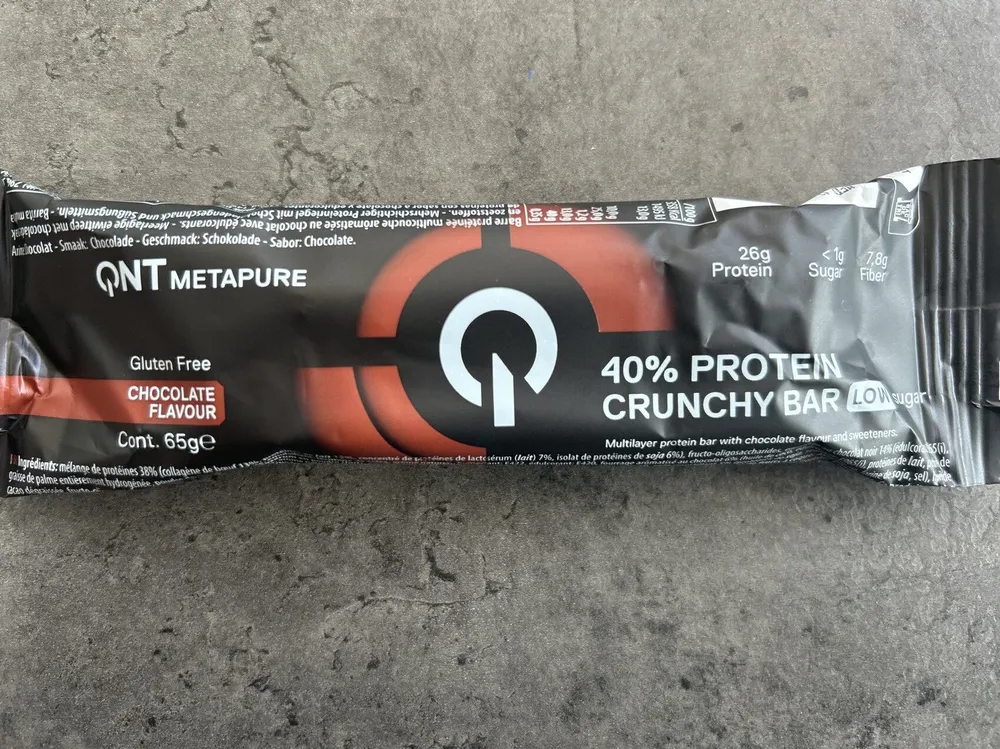 40% protein crunchy bar
