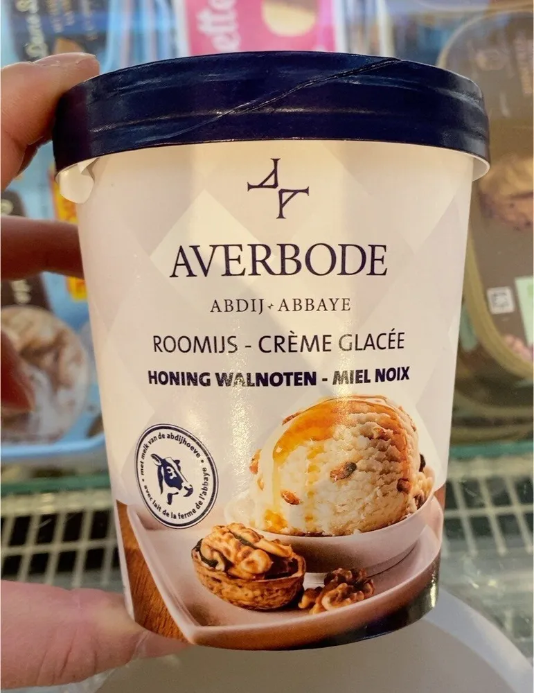 Creme Glacée miel noix