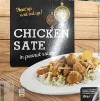 Chicken Sate in peanut sauce