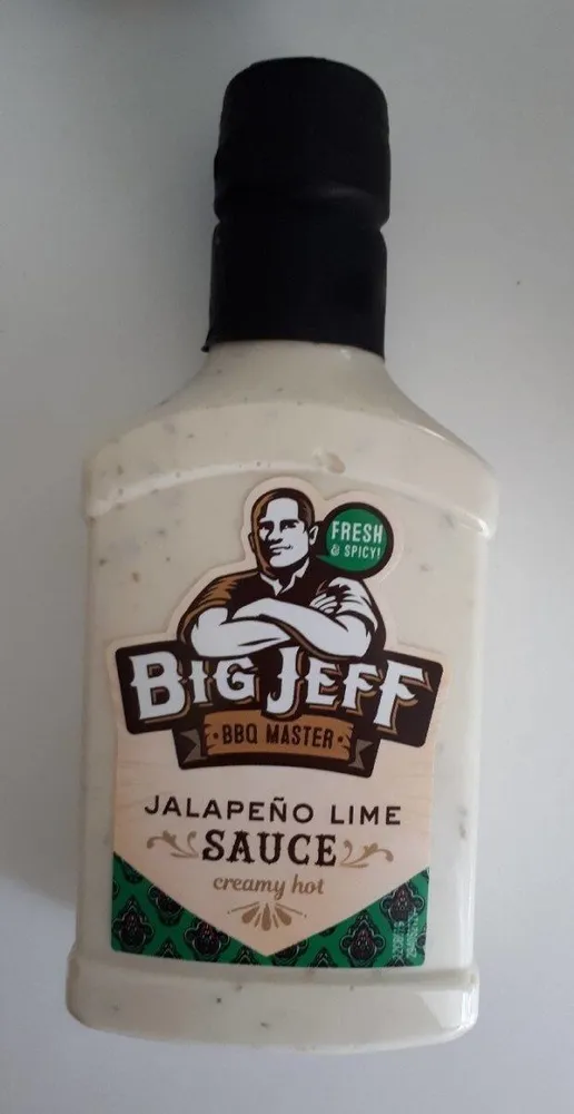 Big Jeff Jalapeño lime sauce