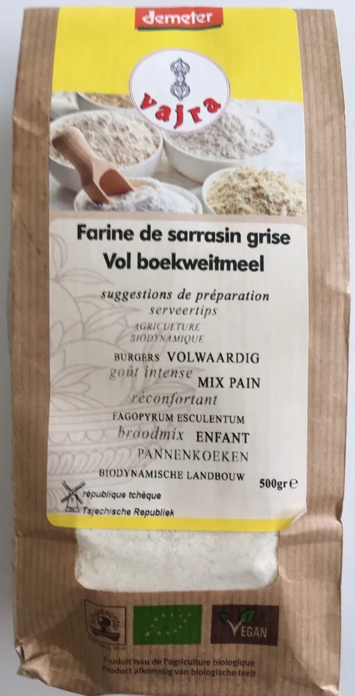 Farine de sarrasin grise