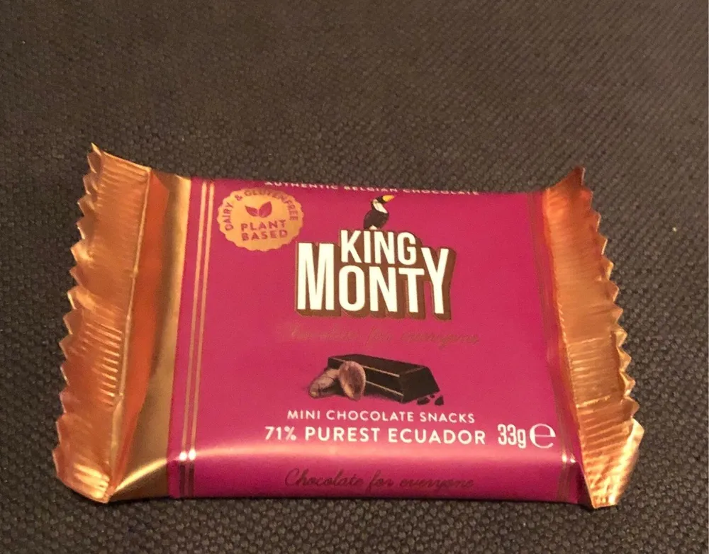 King Monty chocolate snack