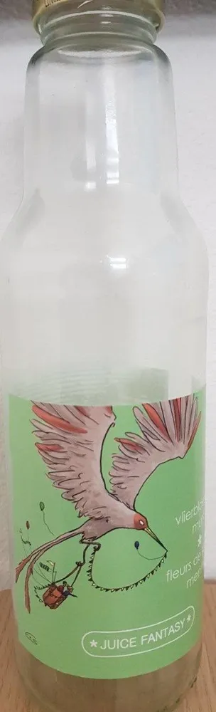 boisson aux fleurs de sureau à la menthe