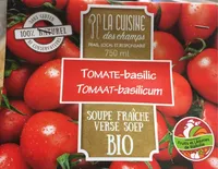 Soupe fraiche tomate basilic