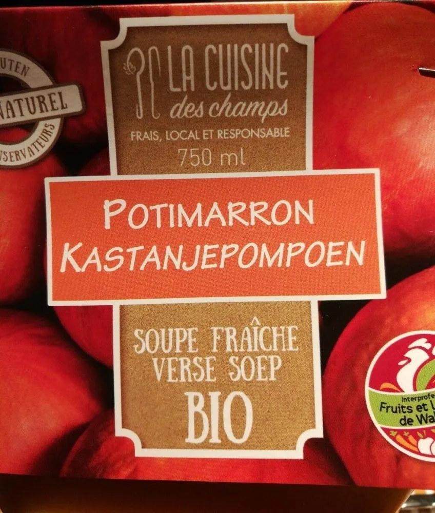 Soupe fraîche de potimarron