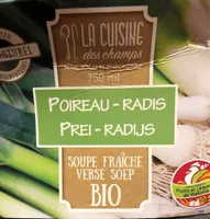 Soupe poireau radis