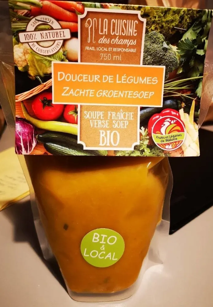 Soupe fraîche bio