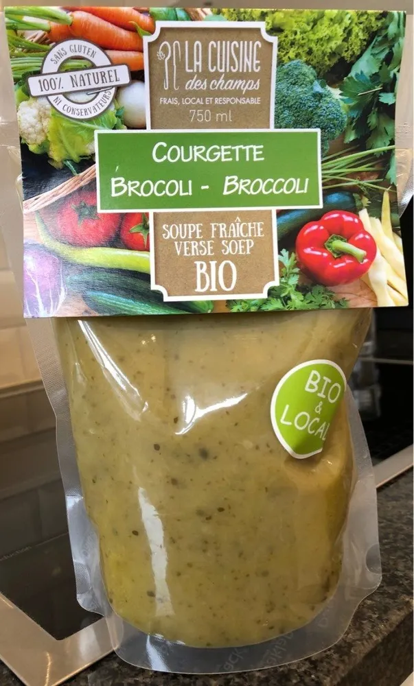 Soupe courgette brocoli