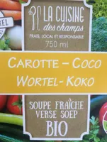 Soupe carotte coco