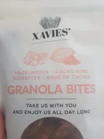 Xavies' granola bites noisettes et chocolat