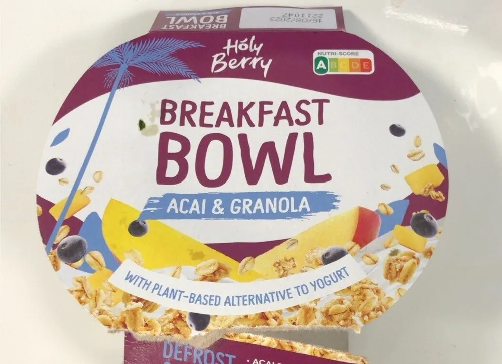 Breakfast bowl acai & granola