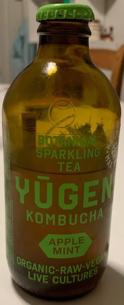 Kombucha pomme et menthe