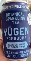 Botanical Sparkling Tea Kombucha Passion Fruit Elderflower