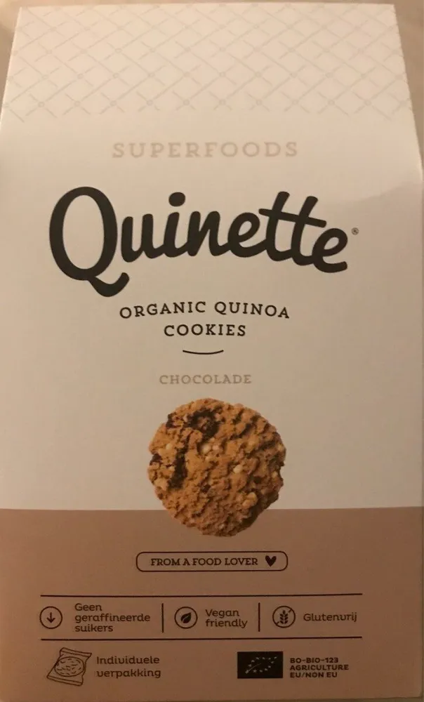 Quinette - organic quinoa cookies