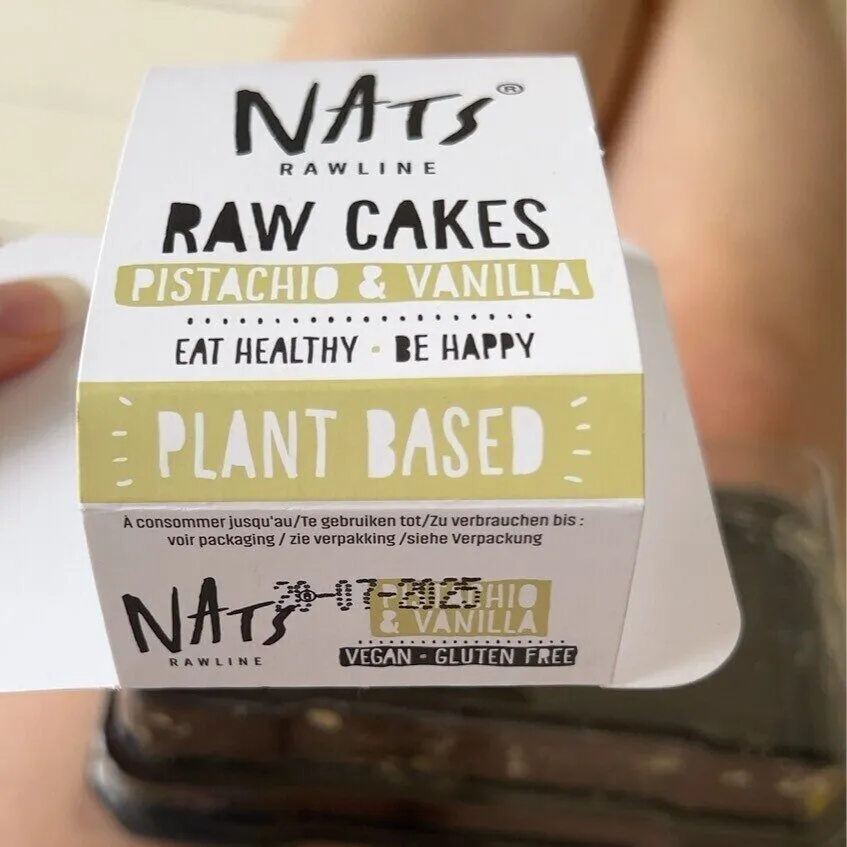 Raw Cakes Pistachio & Vanilla