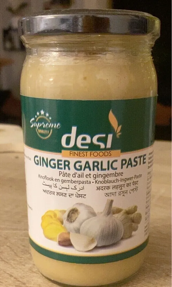 Pâte d’ail et gingembre