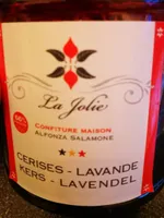 Confiture cerise-lavande