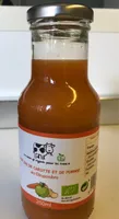 Pur jus de carotte et de pomme au gingembre
