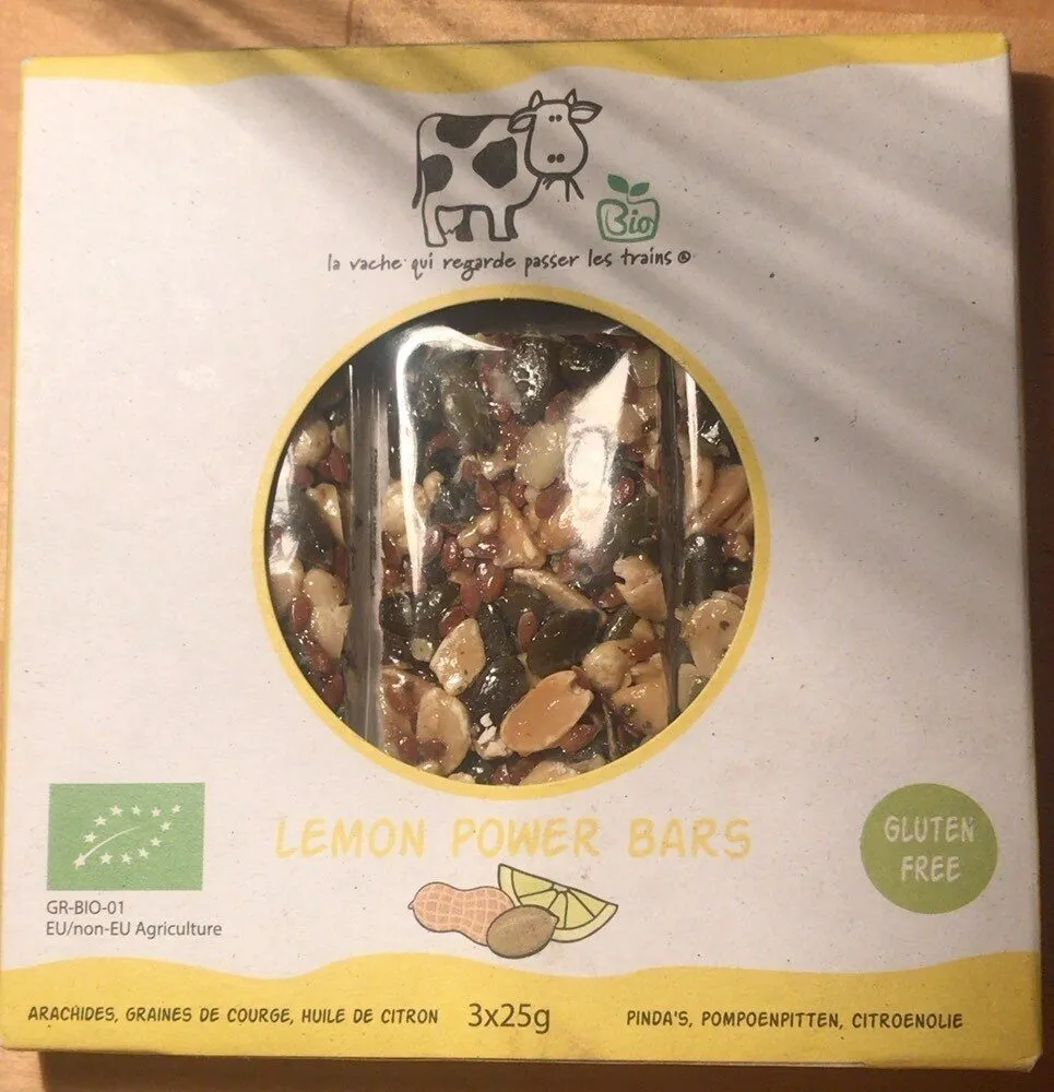 Lemon power bars