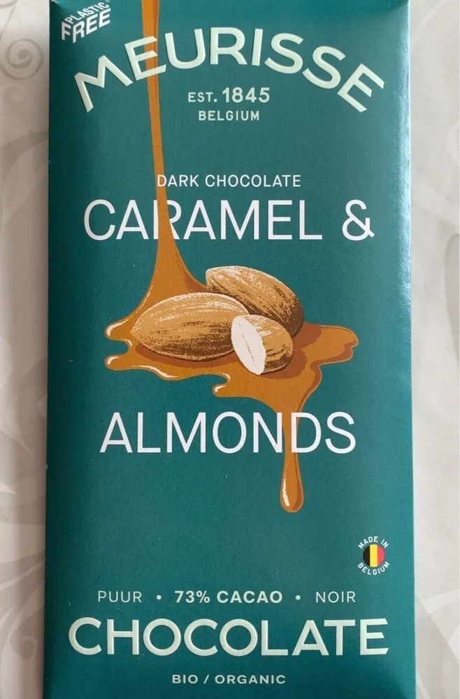 Dark chocolate caramel & almonds