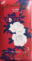 Dark chocolate rose petals
