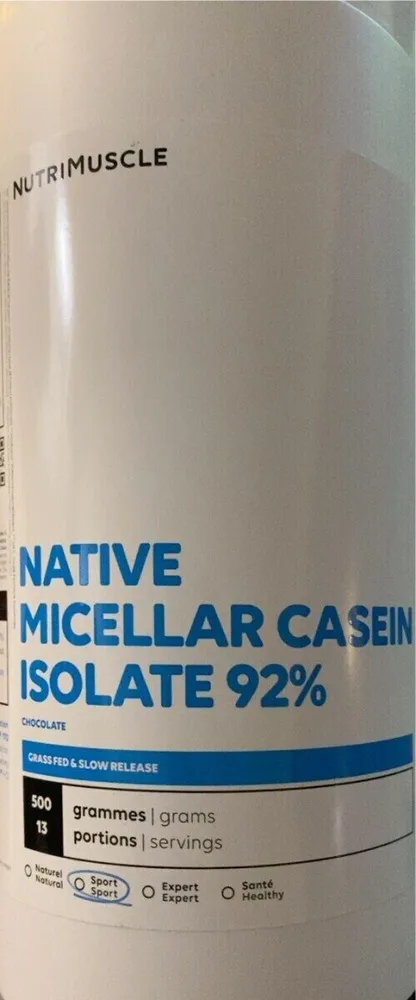 Native micellar casein isolate 92%