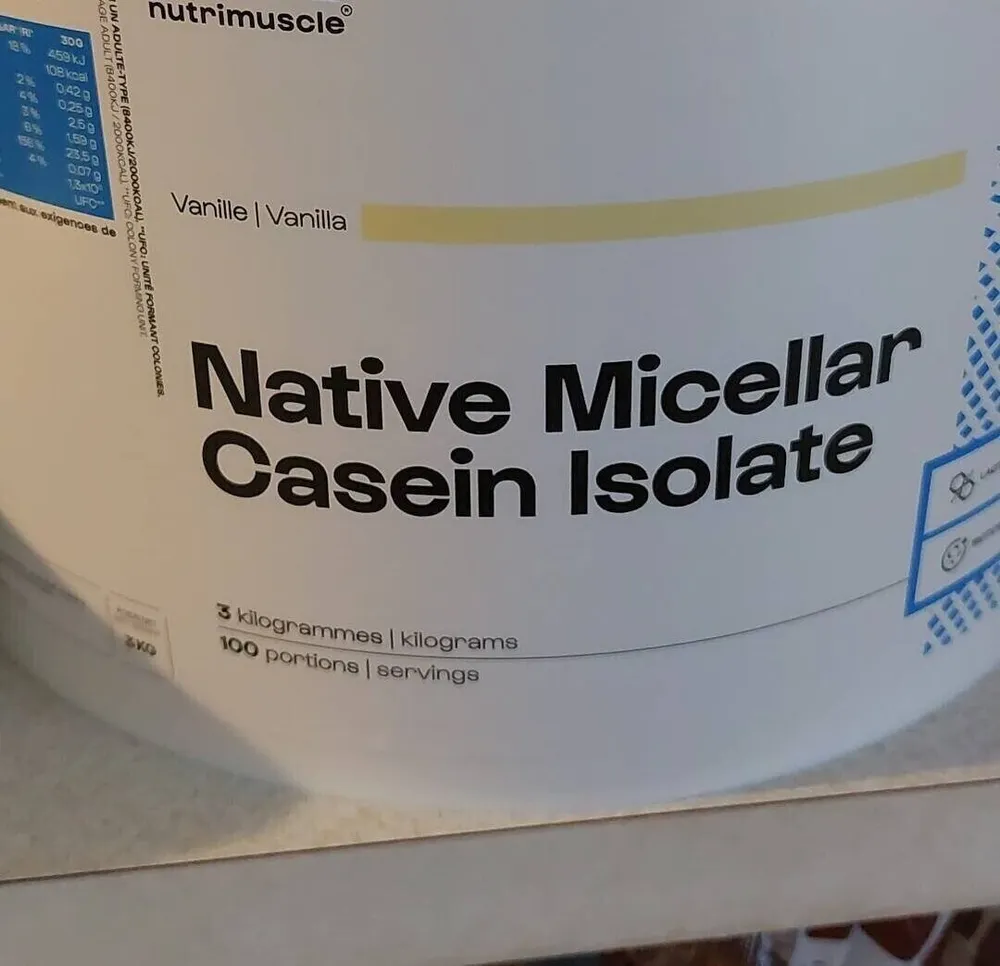 Native Micellar Casein Isolate Vanilla