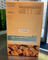 High protein bar caramel
