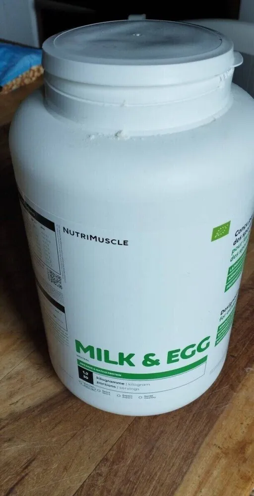 Milk ans egg organic and native protein