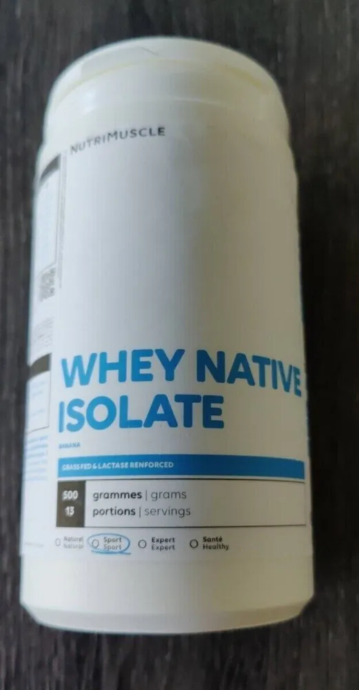 Whey native isolate Banana