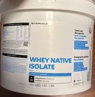 Whey native isolate Vanille