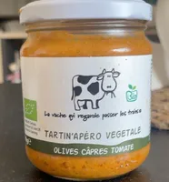 Tartin’apéro végétale olive câpre tomate