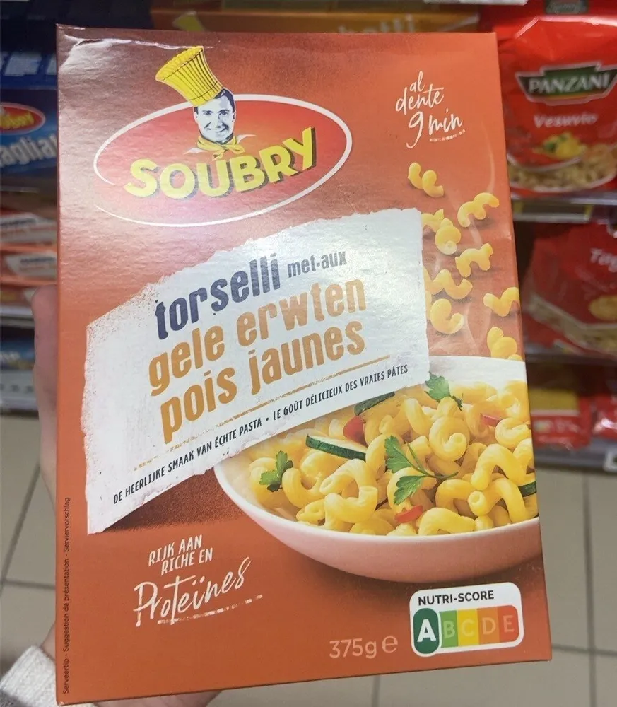 Torselli aux pois jaunes / Torselli met gele erwten