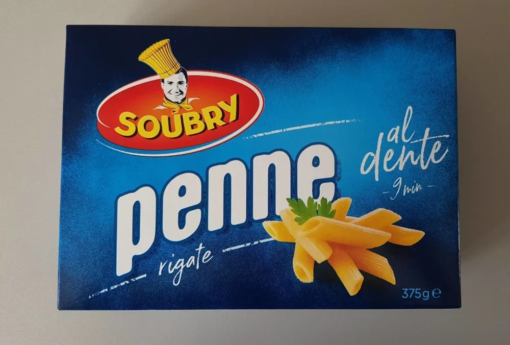 Pâtes "pennes"