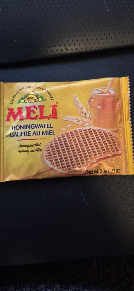 Gaufre fourrée au miel
