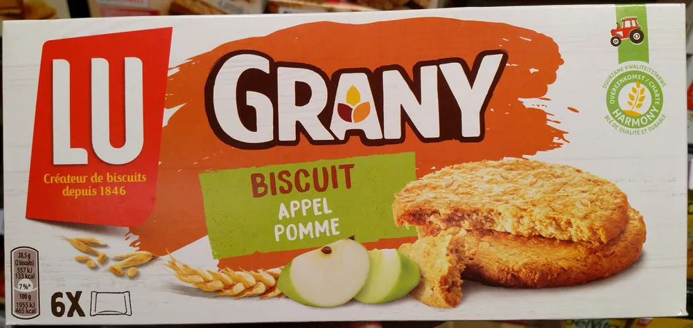 Biscuit Grany pomme