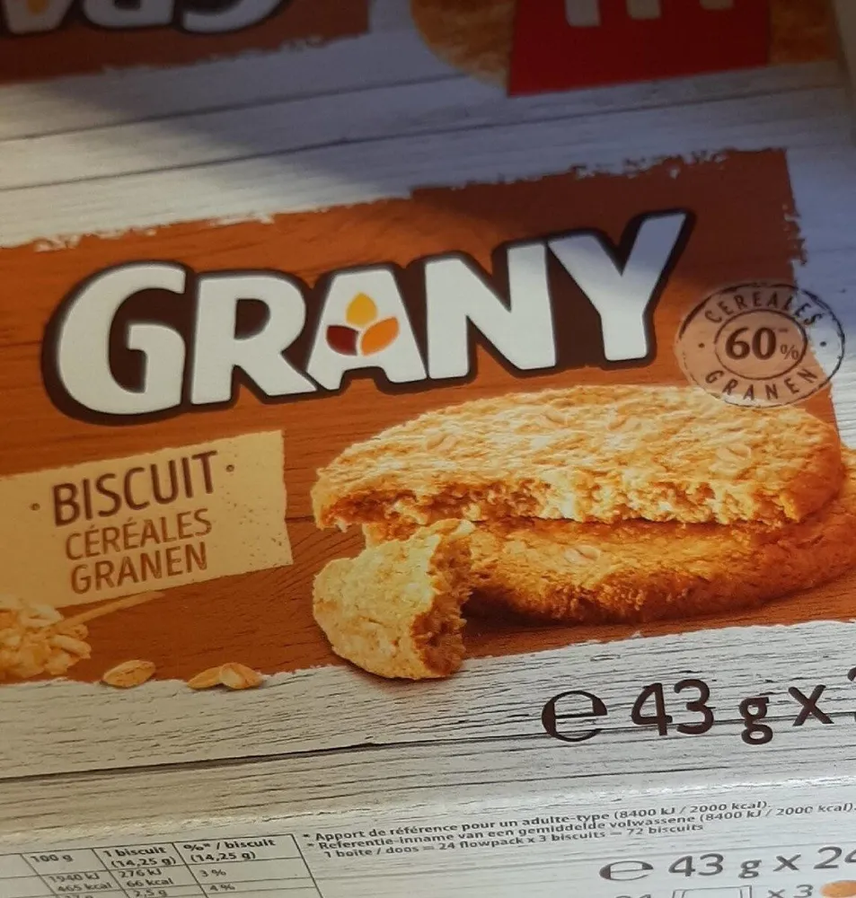Lu Grany Cereal Biscuit 24X43G
