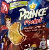 Prince Pocket - Biscuits fourrés parfum chocolat