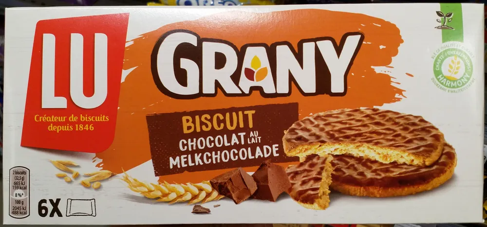 Biscuit Grany Chocolat au lait