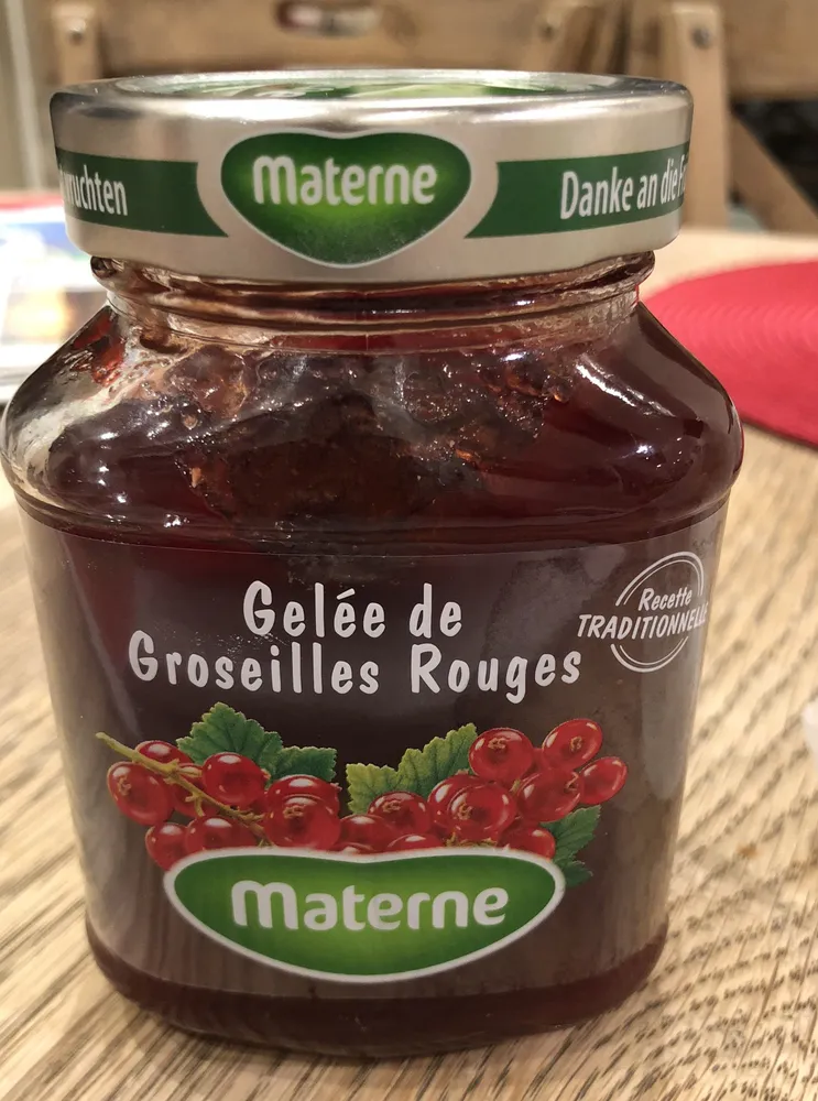 Gelée de groseilles rouges